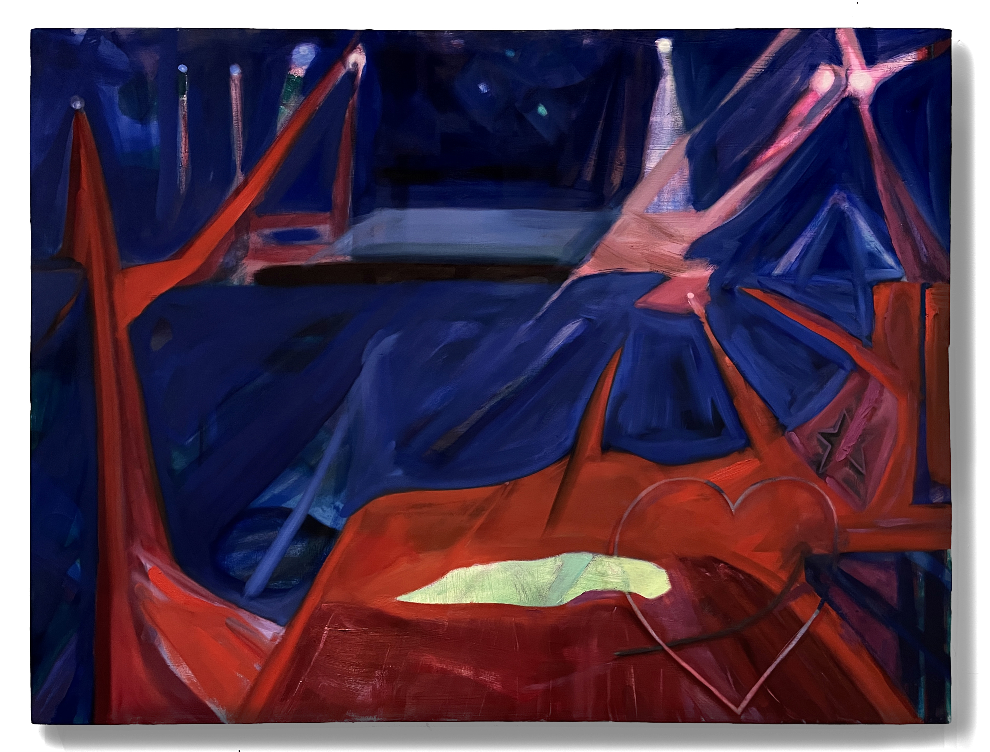 Sing or Swim, 36x48_, oil on canvas, 2025, AVAILABLE